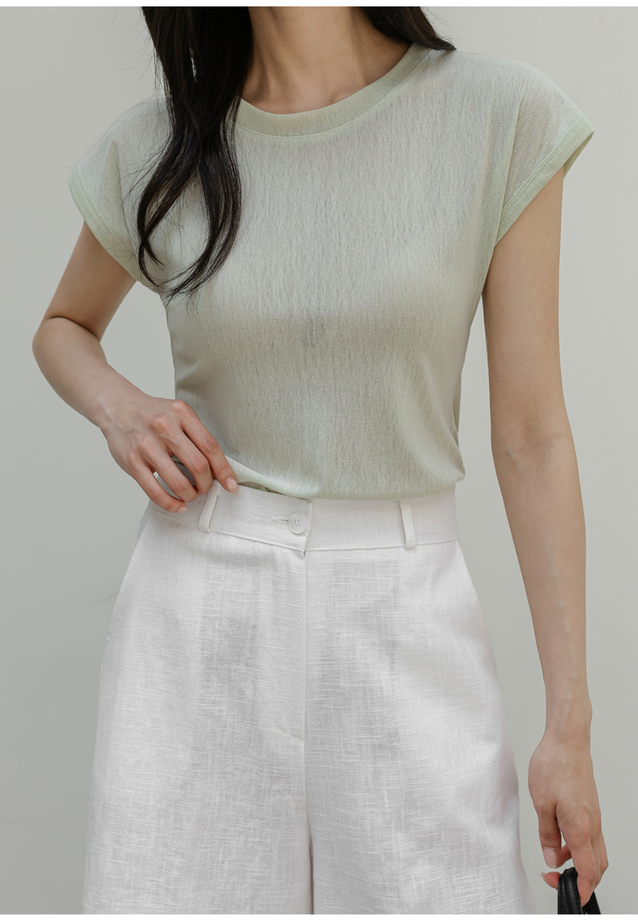 ORIJE LINEN BERMUDA SHORTS - 2 COLORS WHITE